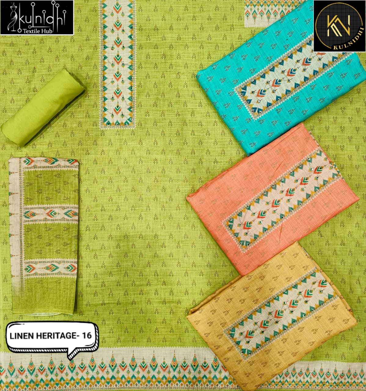 Linen Heritage Kulnidhi Salwar Suits Manufacturer Ahmedabad