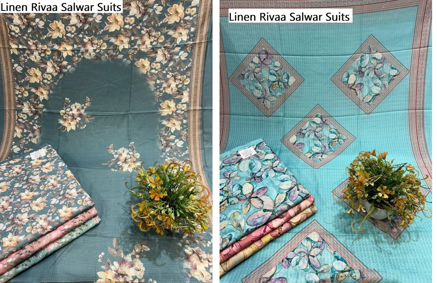 Linen Rivaa Salwar Suits Supplier India