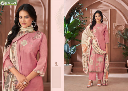 Linen Silk Vol 2 Salvi Fashion Pant Style Suits Wholesaler Gujarat