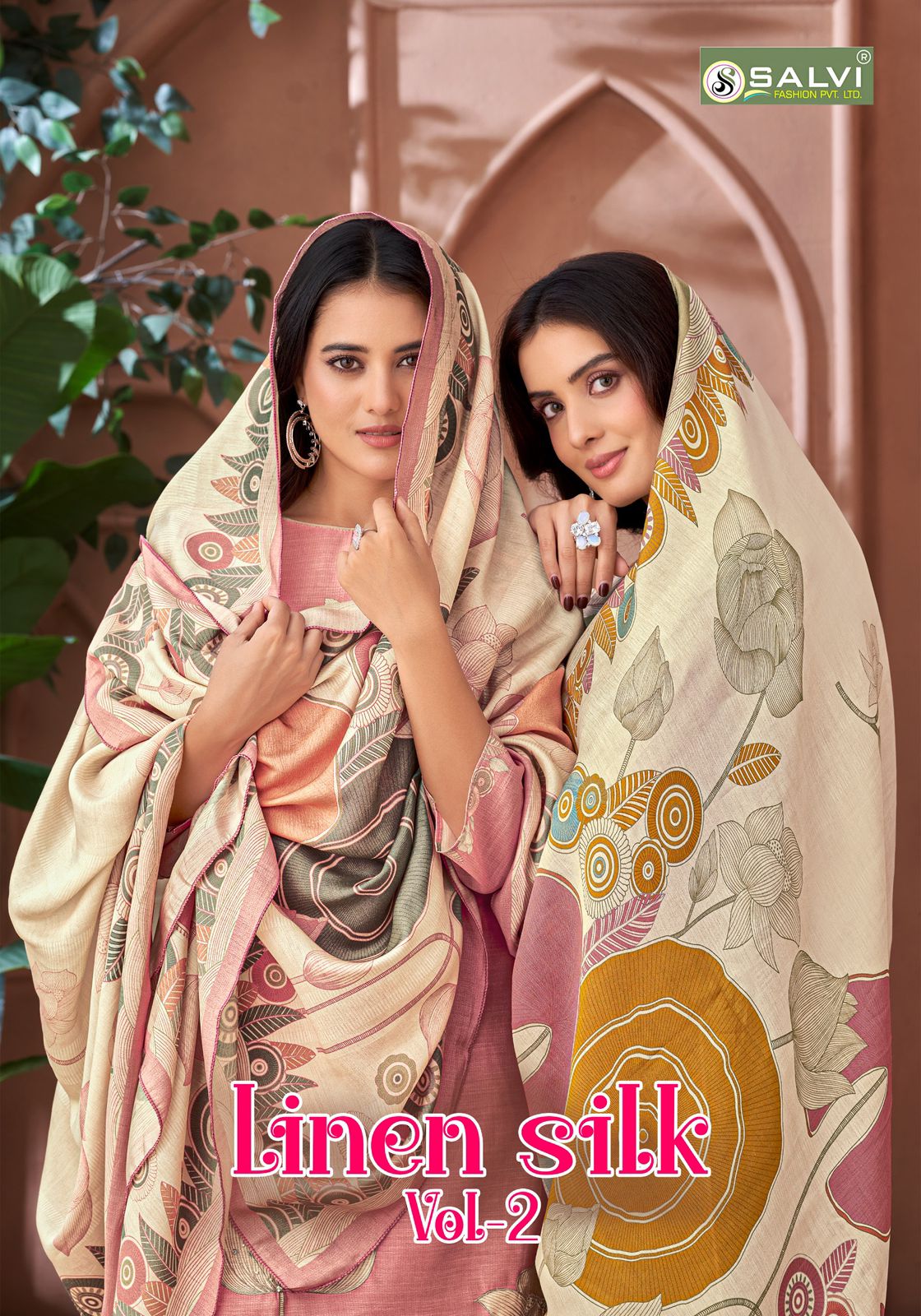 Linen Silk Vol 2 Salvi Fashion Pant Style Suits Wholesaler Gujarat