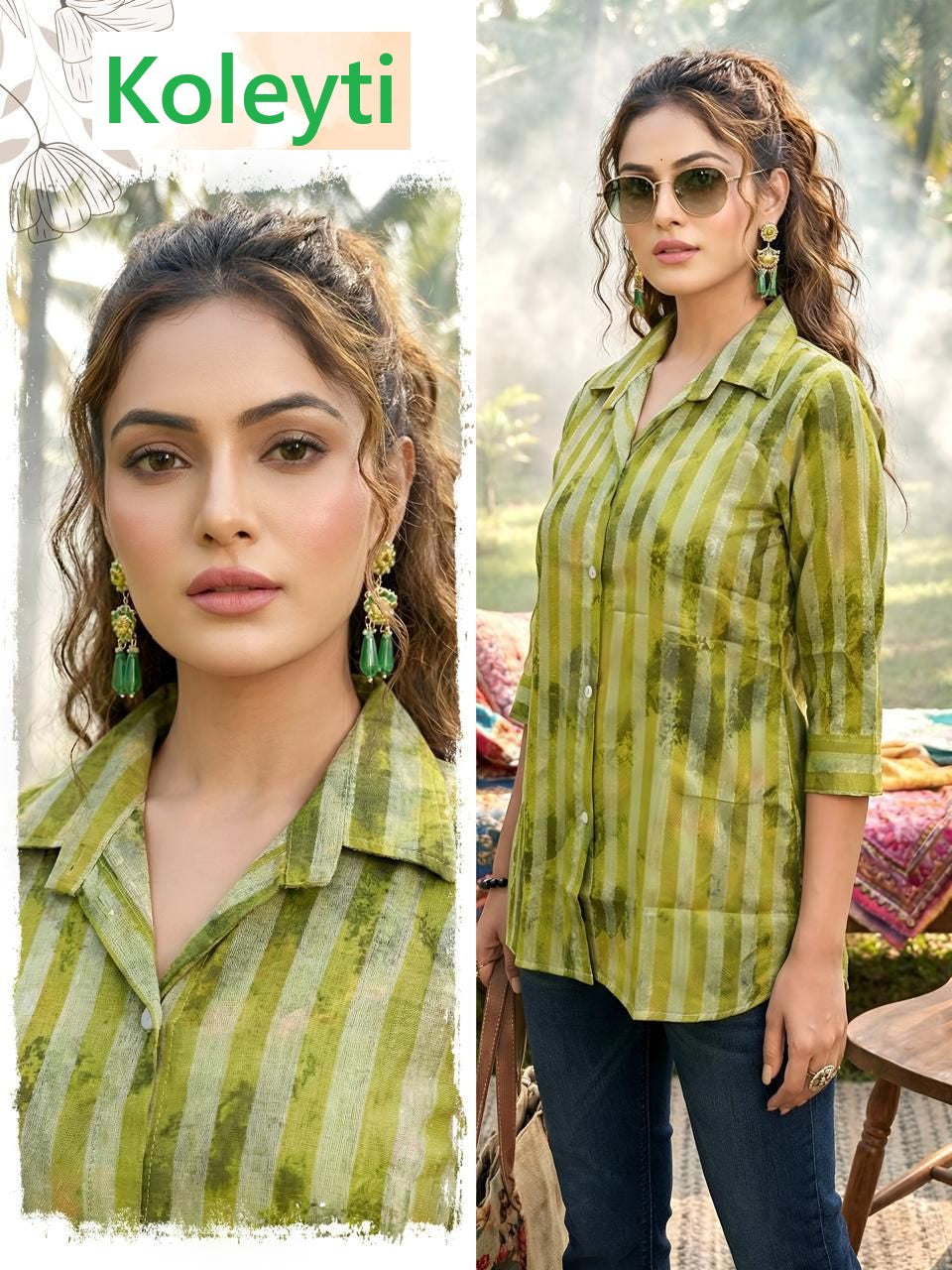 Lining Series Koleyti Cotton Women Shirts Wholesale Rate