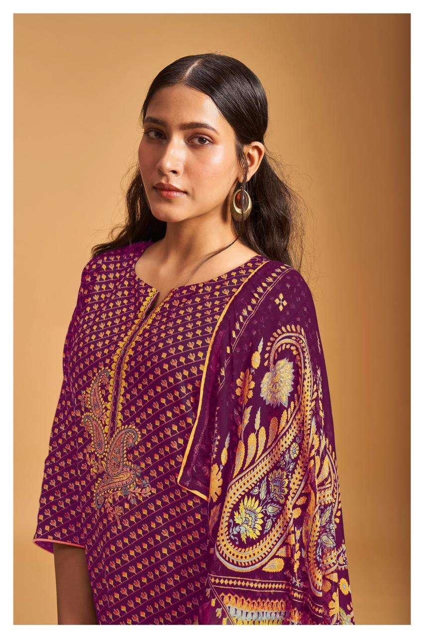 Linnea S2011 Ganga Pashmina Suits Wholesale