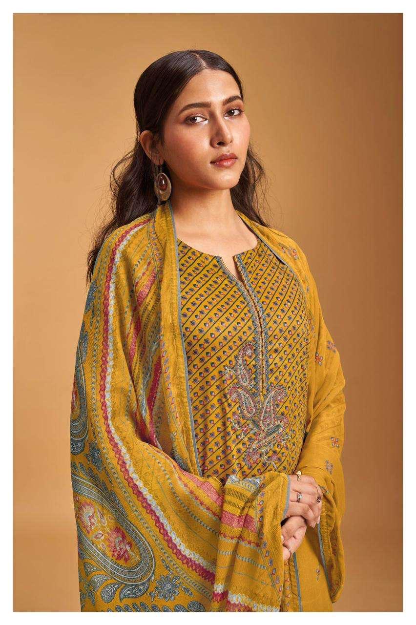 Linnea S2011 Ganga Pashmina Suits Wholesale