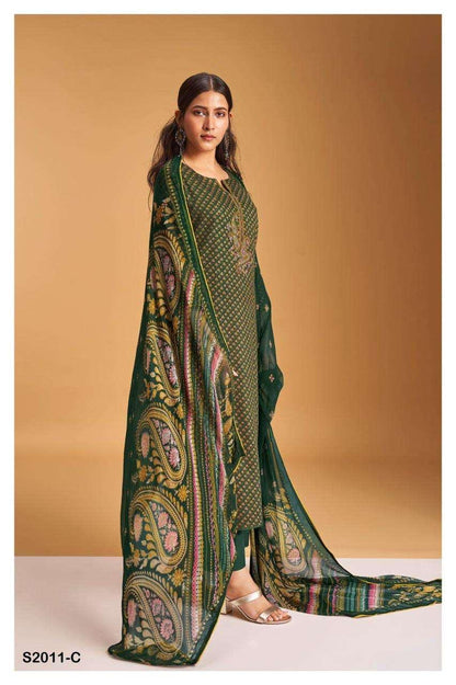 Linnea S2011 Ganga Pashmina Suits Wholesale