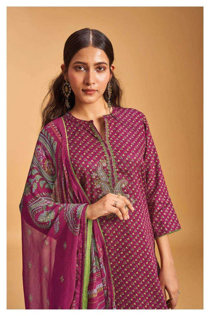 Linnea S2011 Ganga Pashmina Suits Wholesale