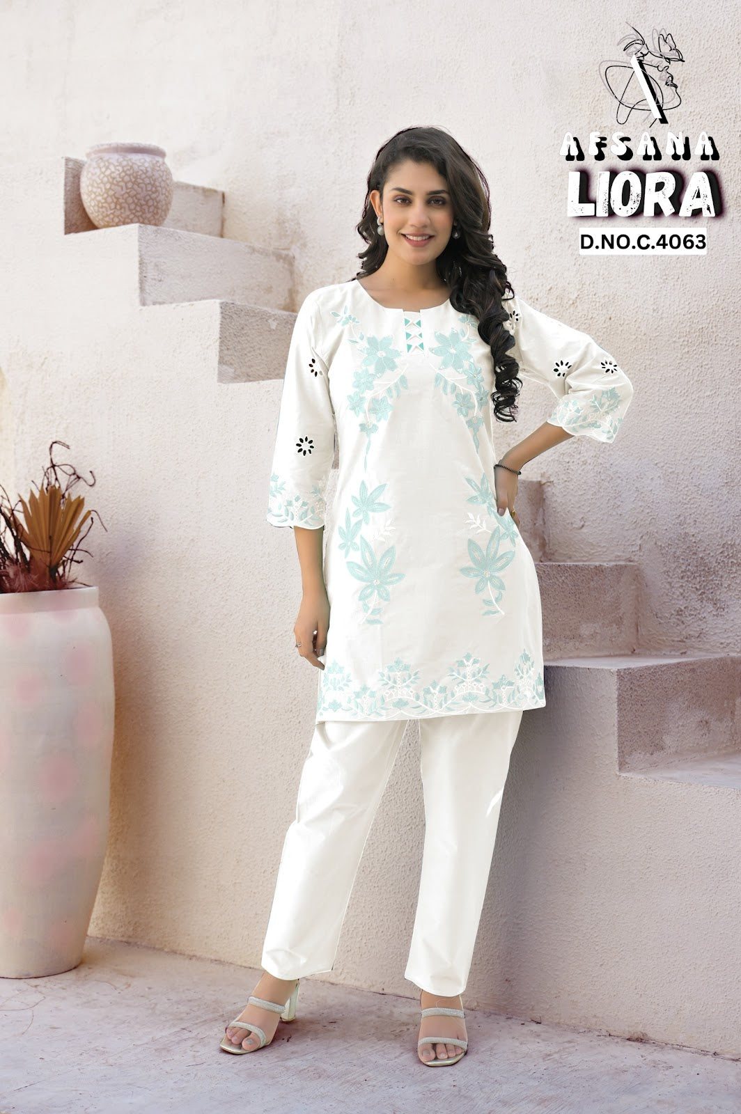 Liora Afsana Cotton Co Ord Set Wholesale Rate