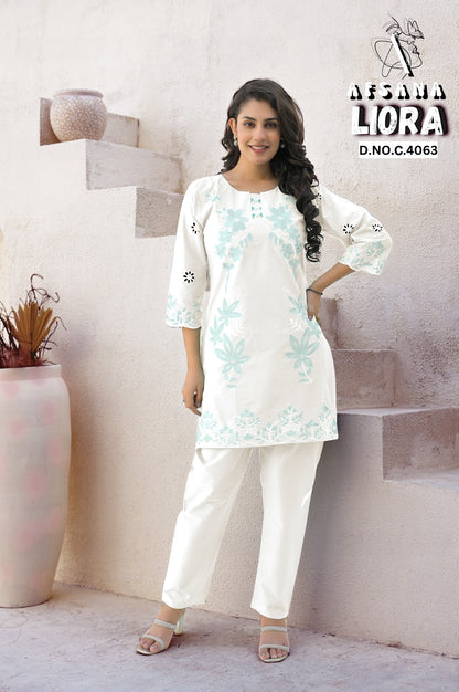 Liora Afsana Cotton Co Ord Set Wholesale Rate