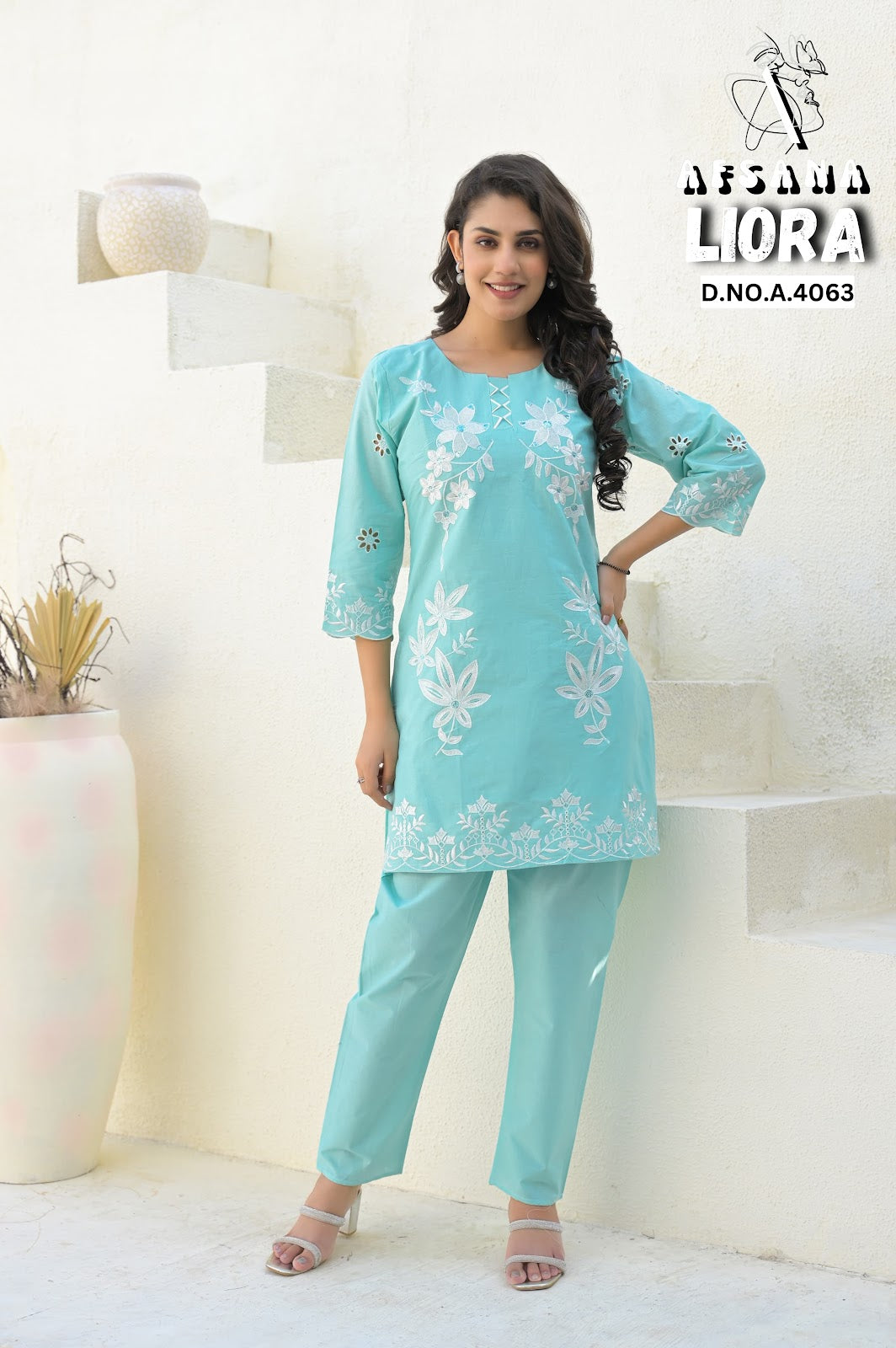 Liora Afsana Cotton Co Ord Set Wholesale Rate