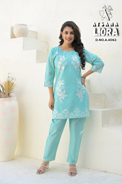 Liora Afsana Cotton Co Ord Set Wholesale Rate