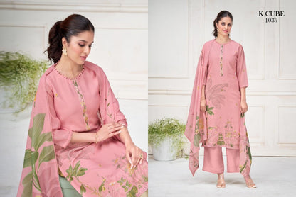 Lipika 1035 K Cube Mul Chanderi Pant Style Suits Wholesale