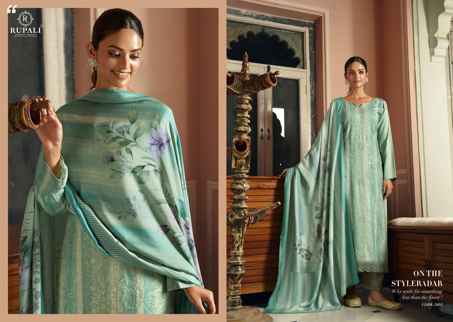 Lipika Rupali Viscose Muslin Pant Style Suits Wholesaler Gujarat