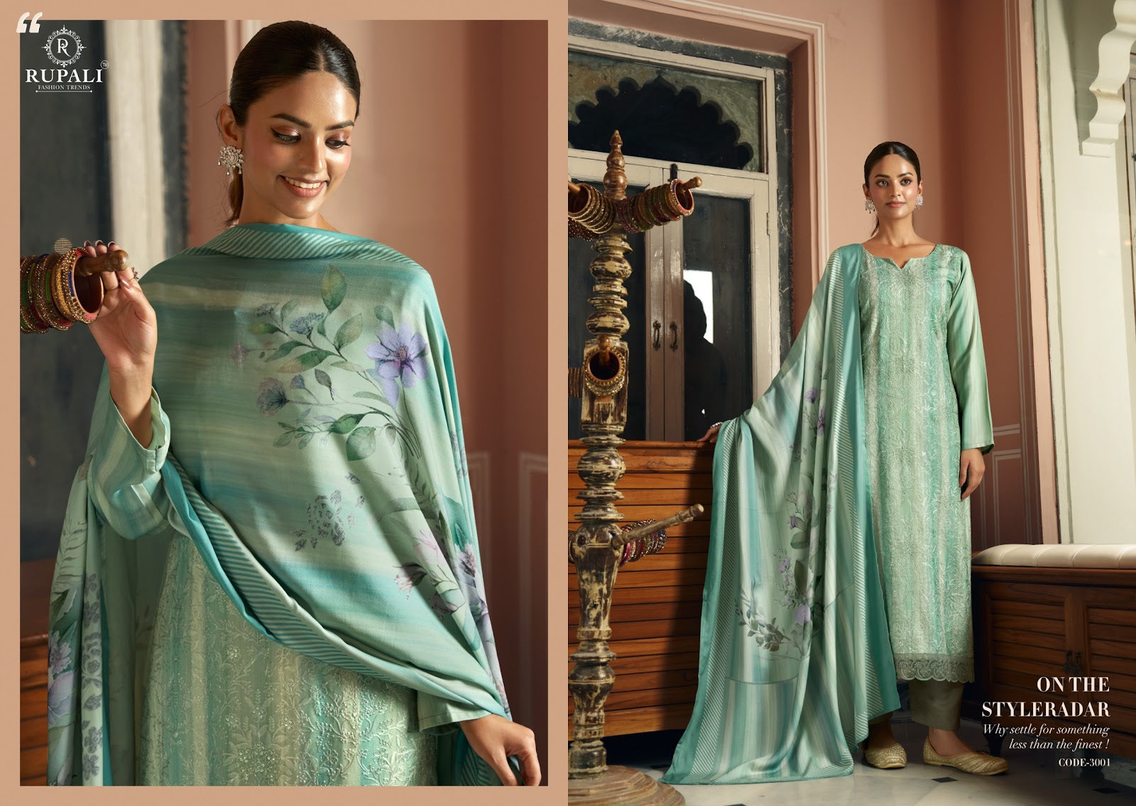Lipika Rupali Viscose Muslin Pant Style Suits Wholesaler Gujarat