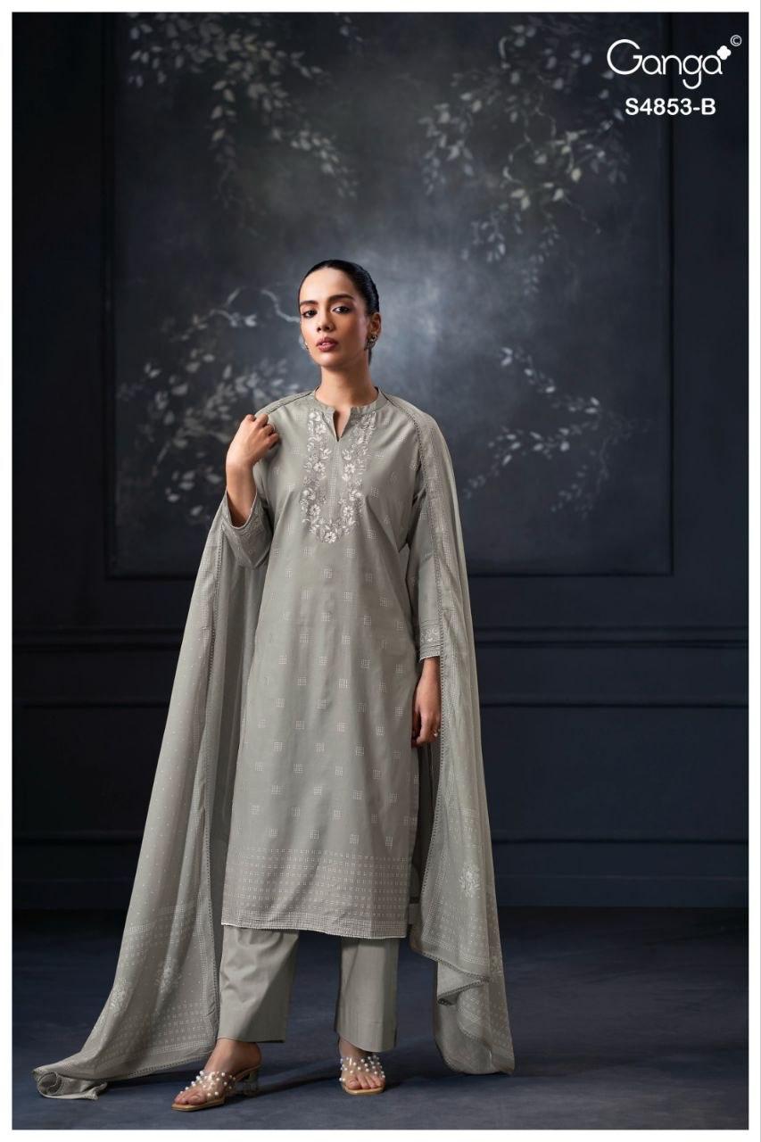Lirien S4853 Ganga Cotton Pant Style Suits Supplier