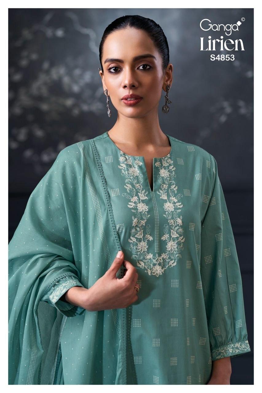 Lirien S4853 Ganga Cotton Pant Style Suits Supplier