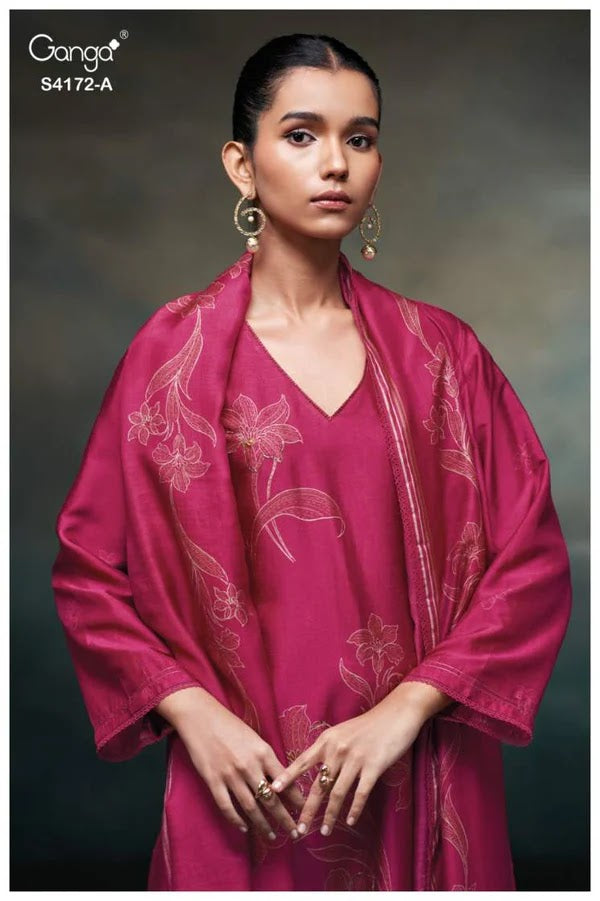 Lirra 4172 Ganga Premium Bemberg Plazzo Style Suits Supplier Ahmedabad