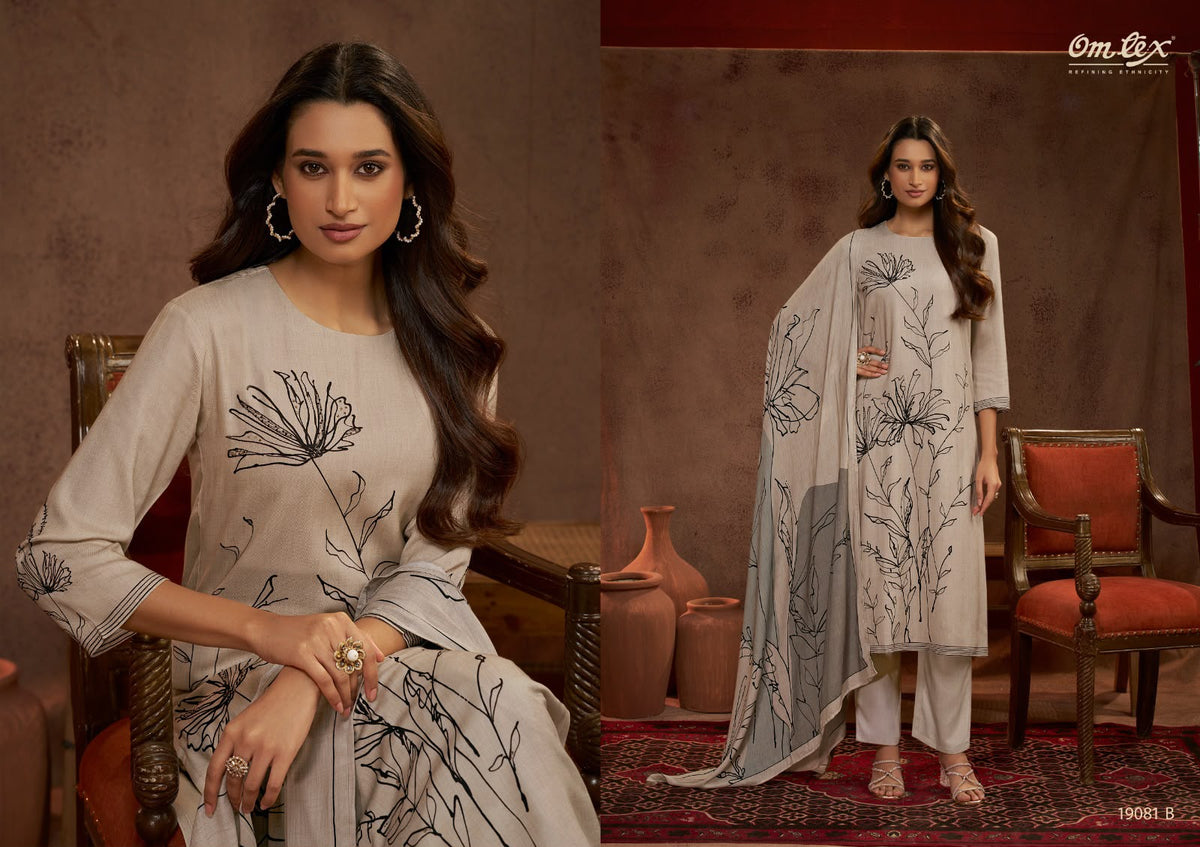 Lisette Omtex Pashmina Suits Manufacturer India