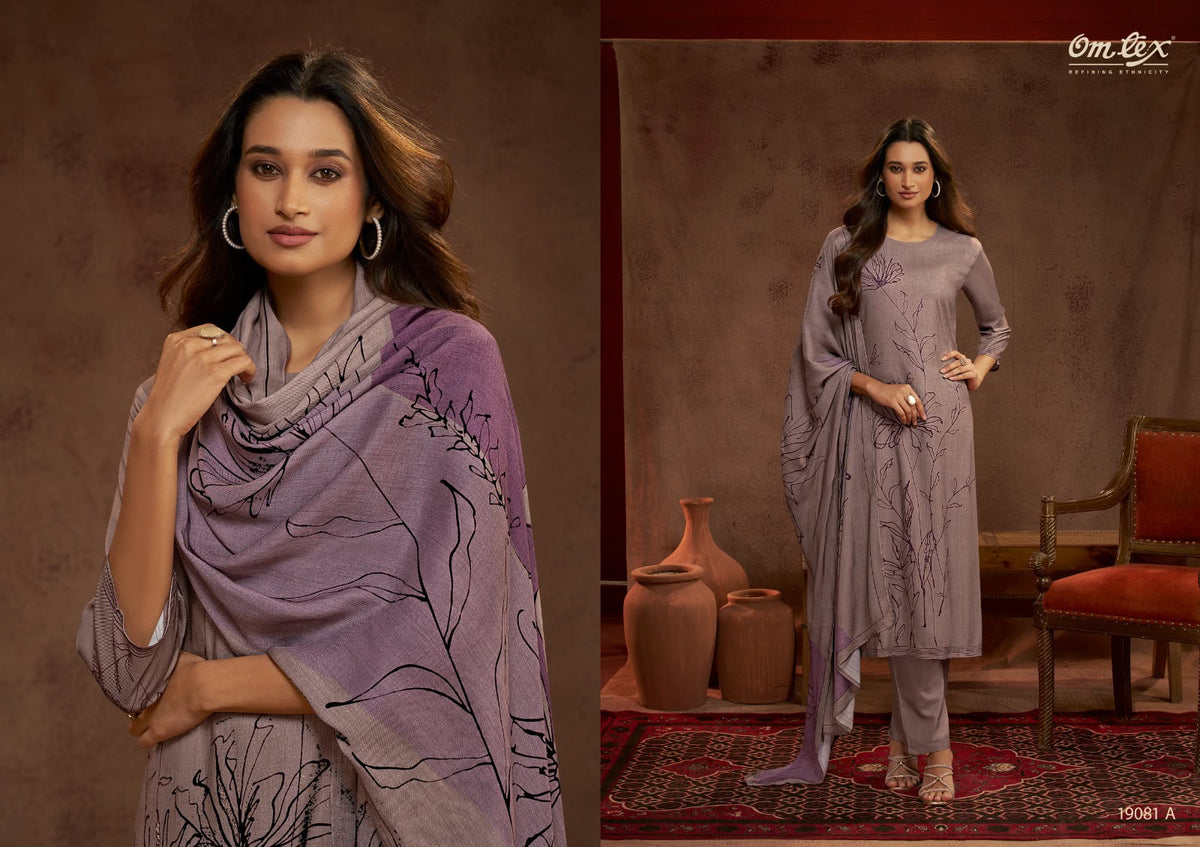 Lisette Omtex Pashmina Suits Manufacturer India