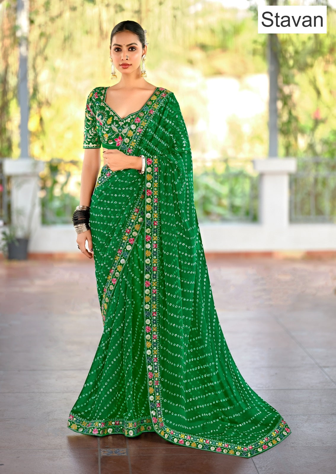 Lisha Stavan Weightless Sarees Wholesaler Ahmedabad