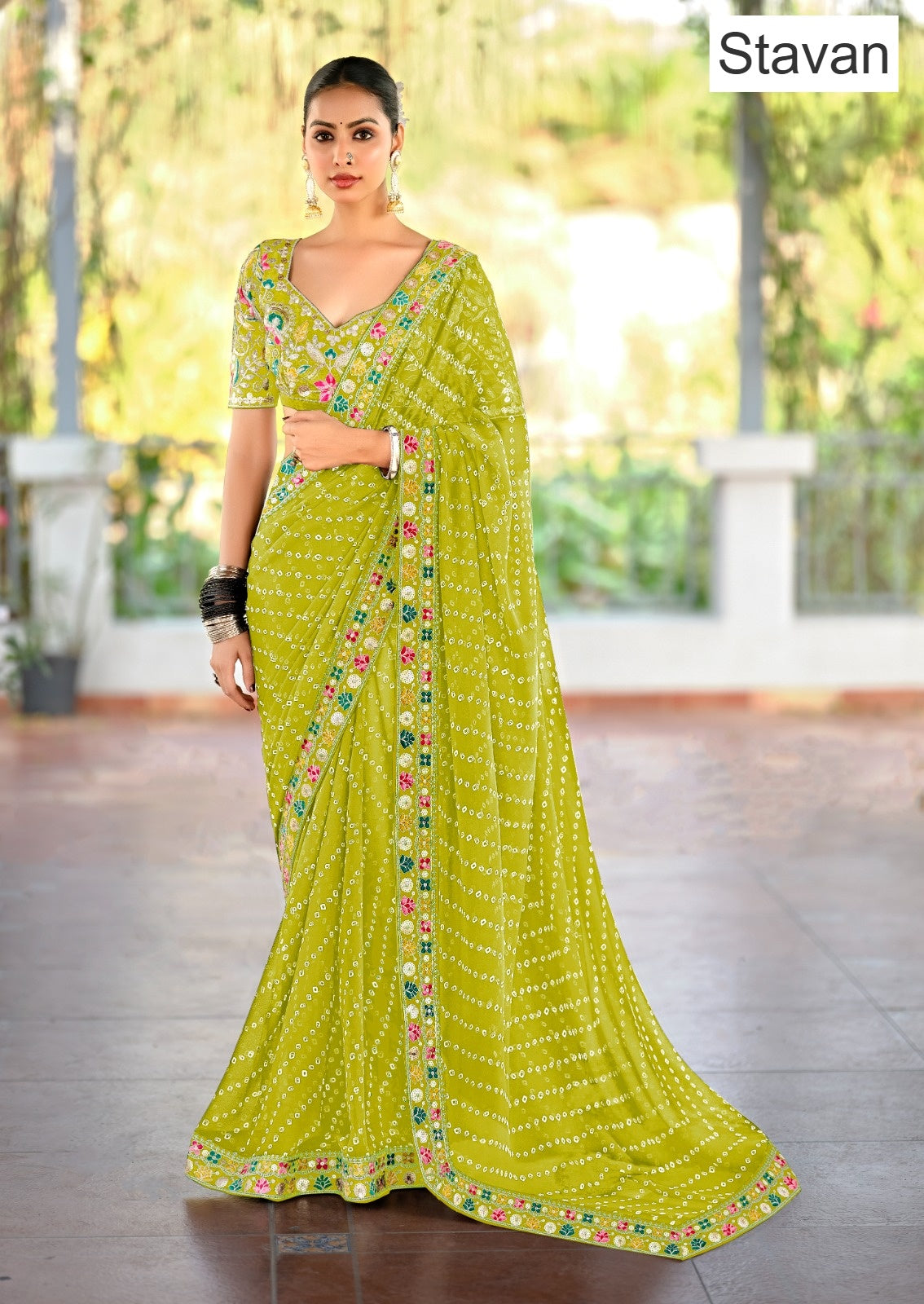 Lisha Stavan Weightless Sarees Wholesaler Ahmedabad