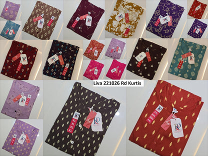 Liva 221026 Rd Reyon Kurtis Exporter India