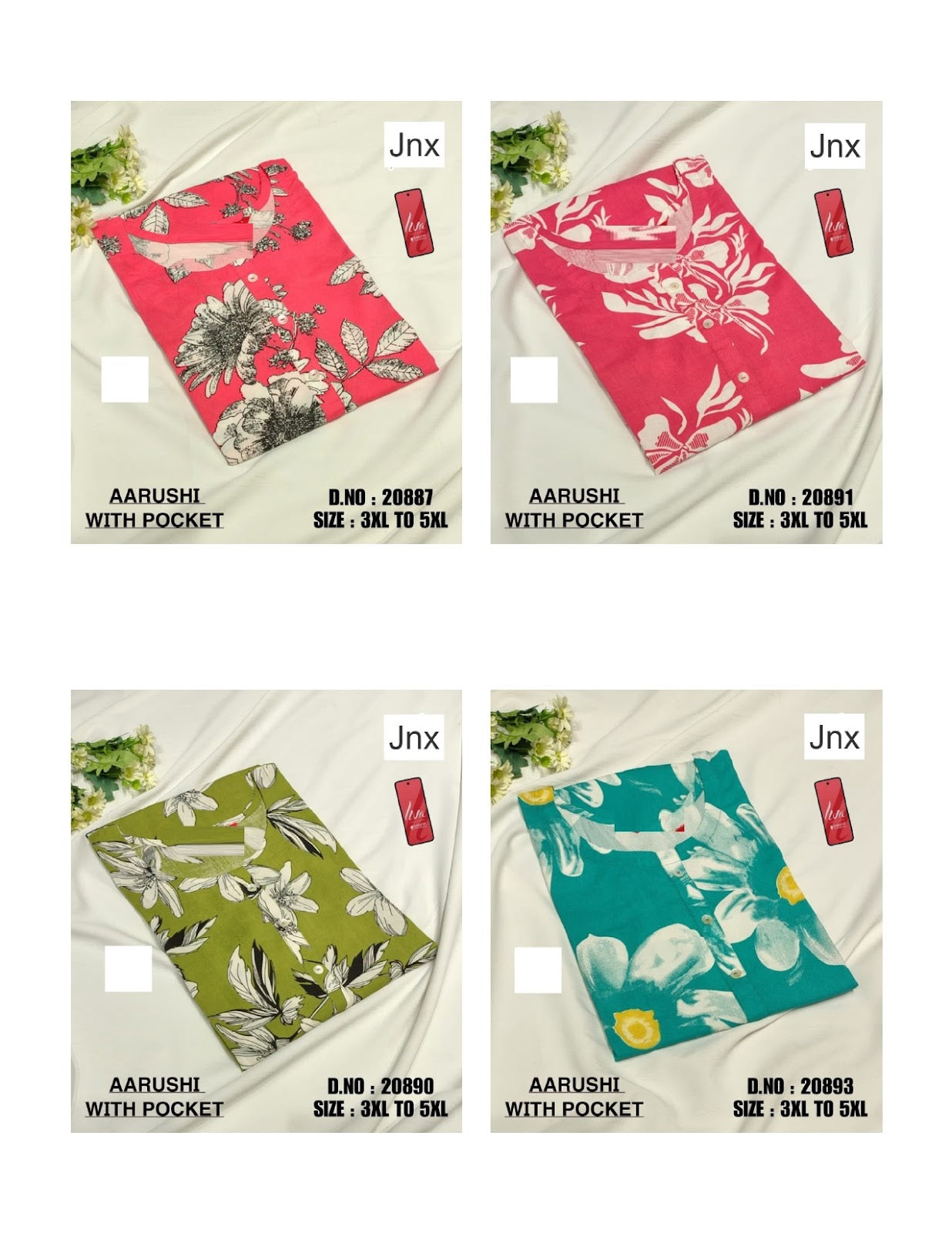 Liva Aarushi 011225 Jnx Liva Rayon Plus Size Kurtis Wholesaler Ahmedabad