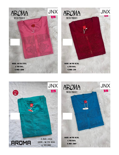 Liva Aroma Jnx Rayon Kurti With Pocket Wholesaler