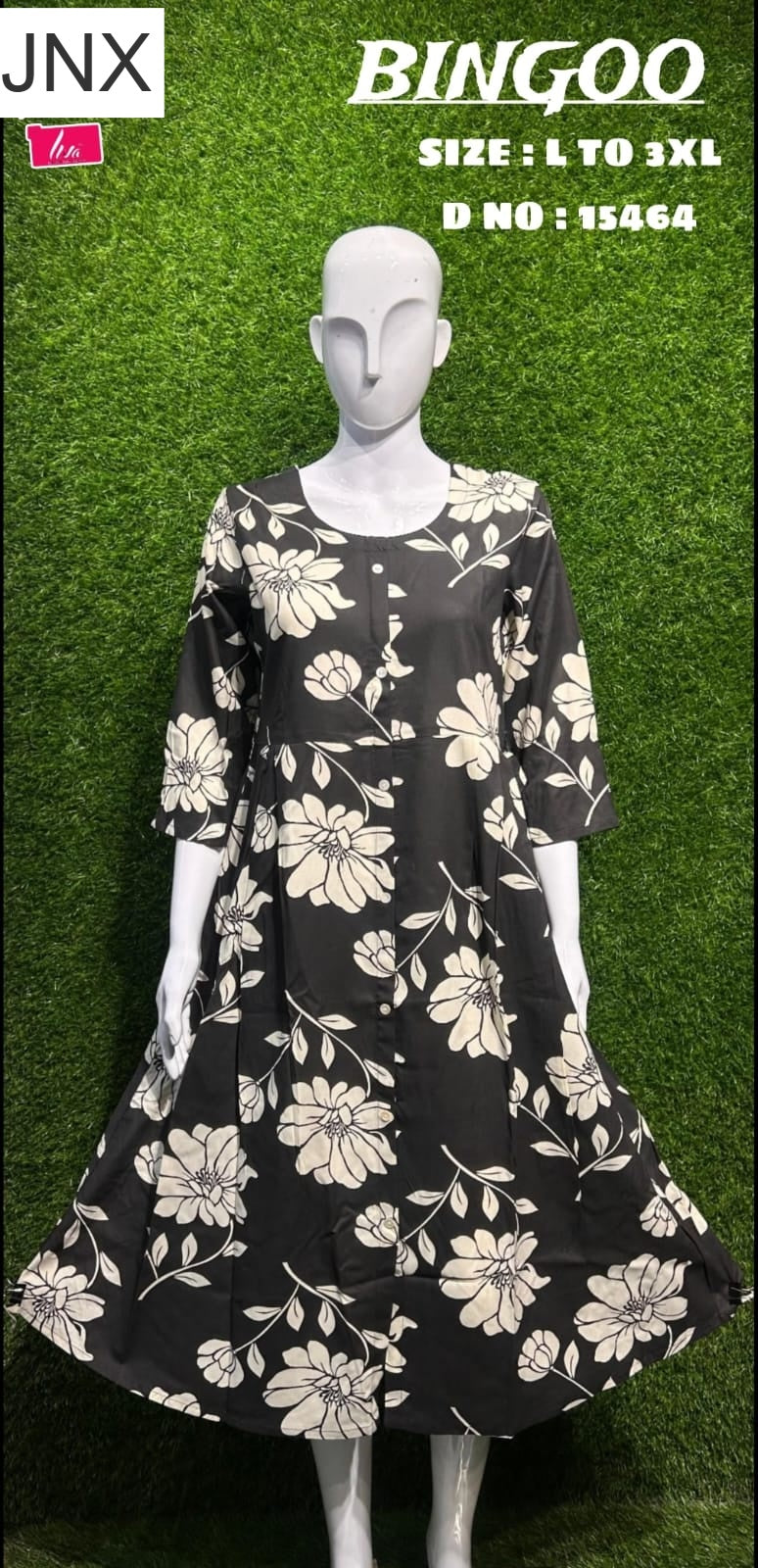 Liva Bingoo Jnx Rayon Anarkali Kurtis Exporter Gujarat