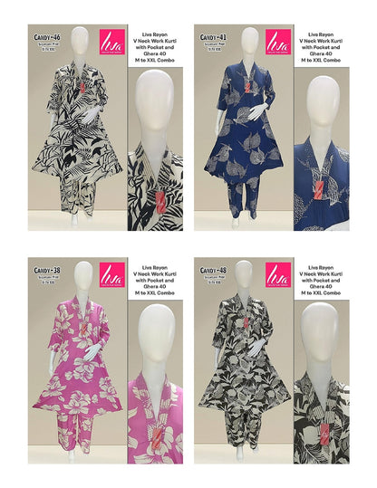 Liva Candy Ayg Liva Rayon Co Ord Set Supplier