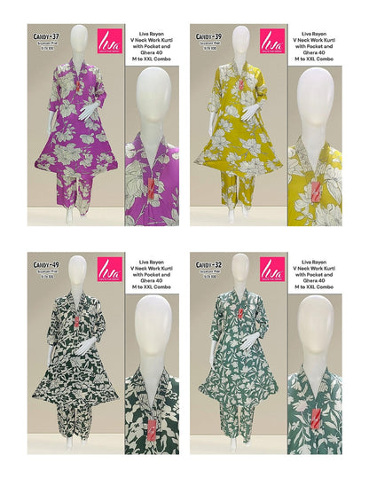 Liva Candy Ayg Liva Rayon Co Ord Set Supplier