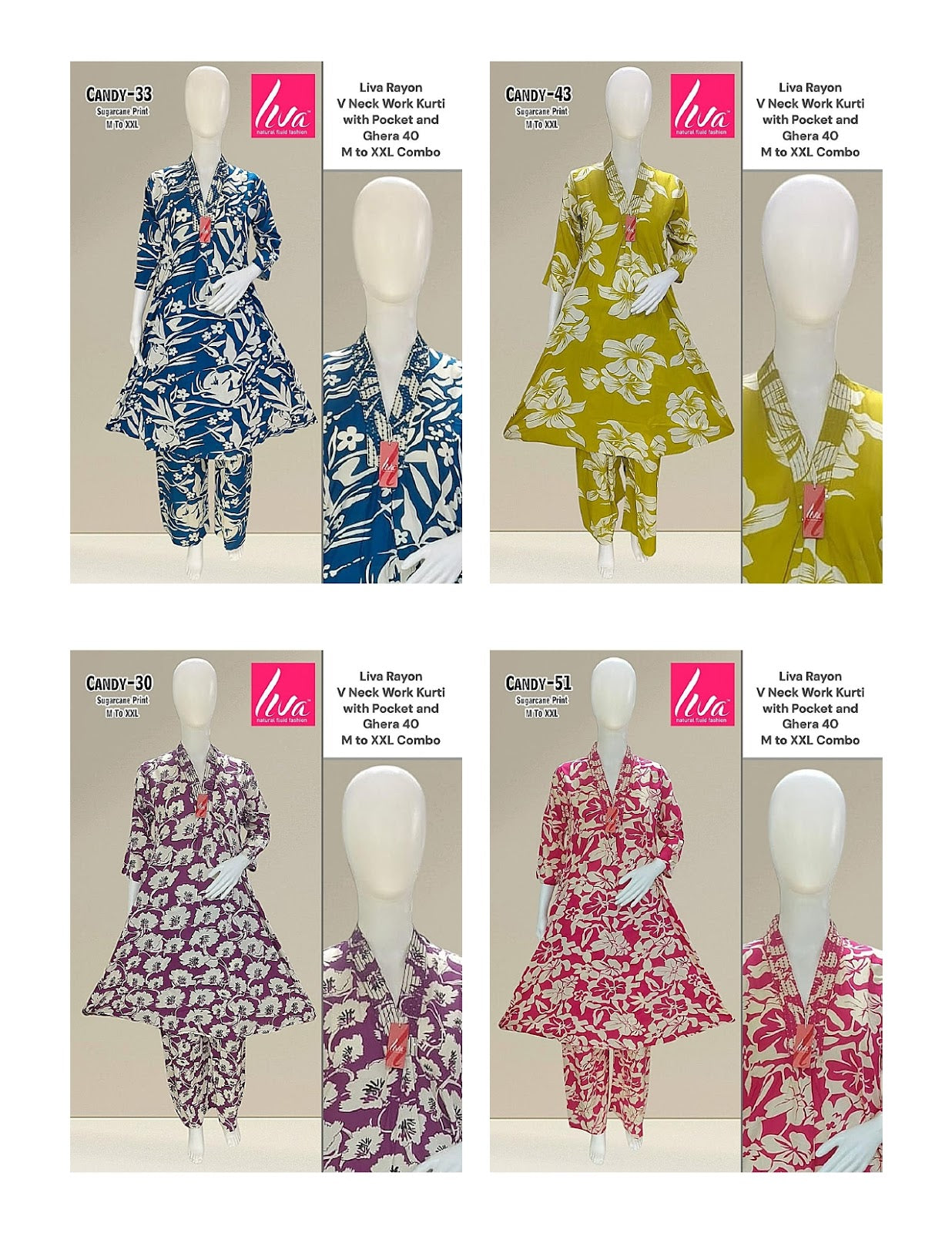 Liva Candy Ayg Liva Rayon Co Ord Set Supplier