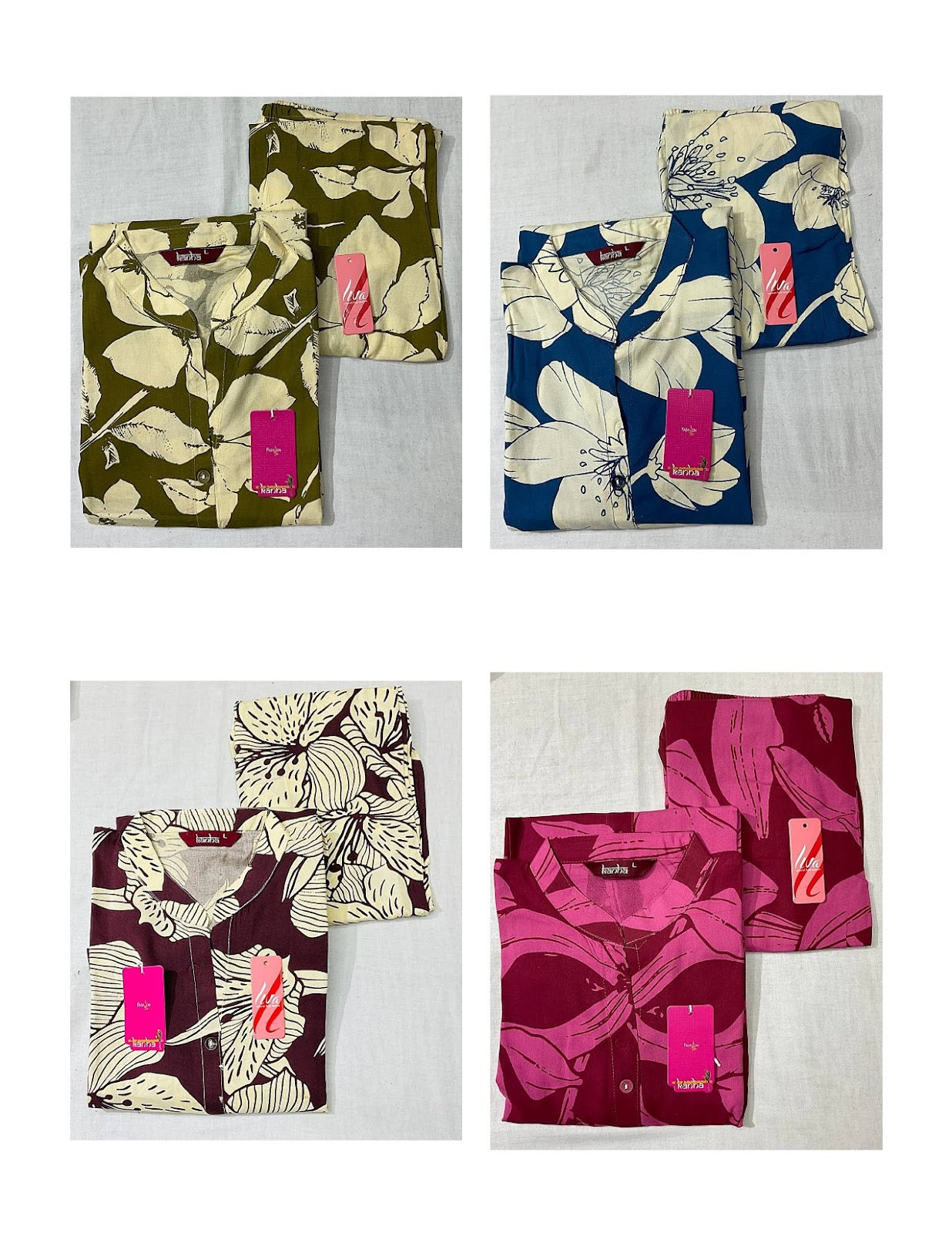 Liva Fiza Kanha Reyon Co Ord Set Manufacturer Gujarat