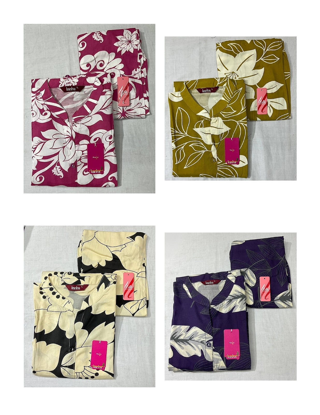 Liva Fiza Kanha Reyon Co Ord Set Manufacturer Gujarat