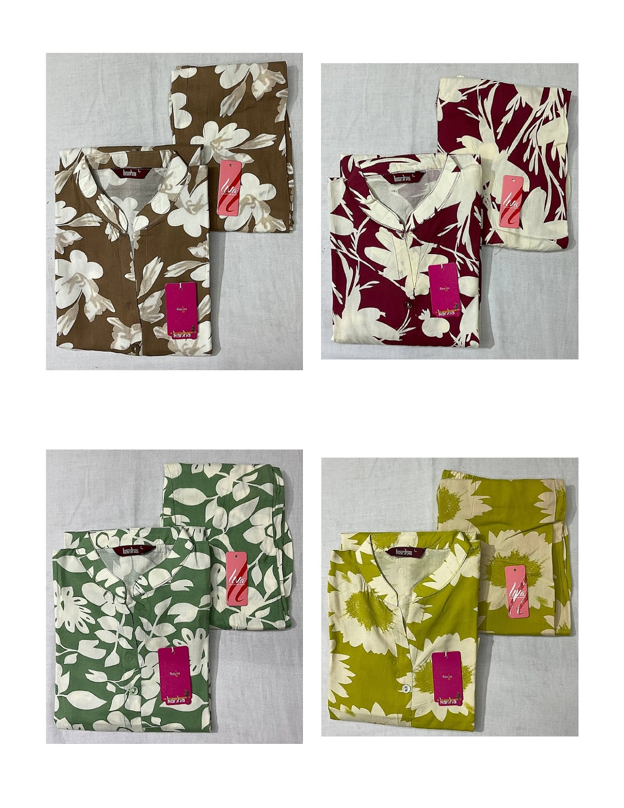 Liva Fiza Kanha Reyon Co Ord Set Manufacturer Gujarat