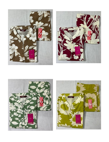 Liva Fiza Kanha Reyon Co Ord Set Manufacturer Gujarat