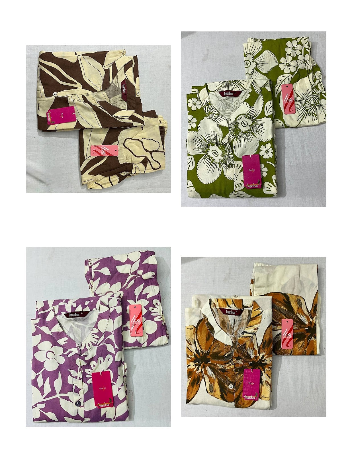 Liva Fiza Kanha Reyon Co Ord Set Manufacturer Gujarat