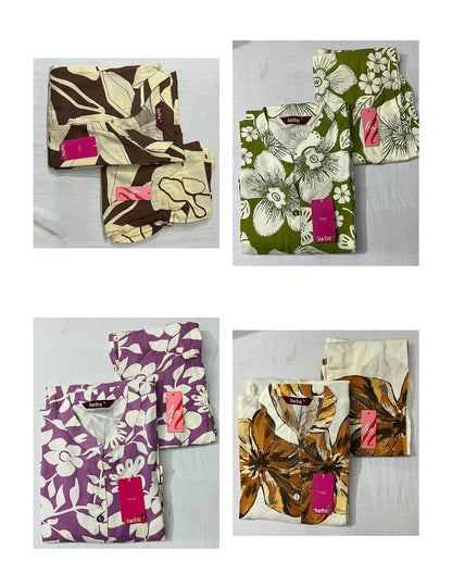 Liva Fiza Kanha Reyon Co Ord Set Manufacturer Gujarat