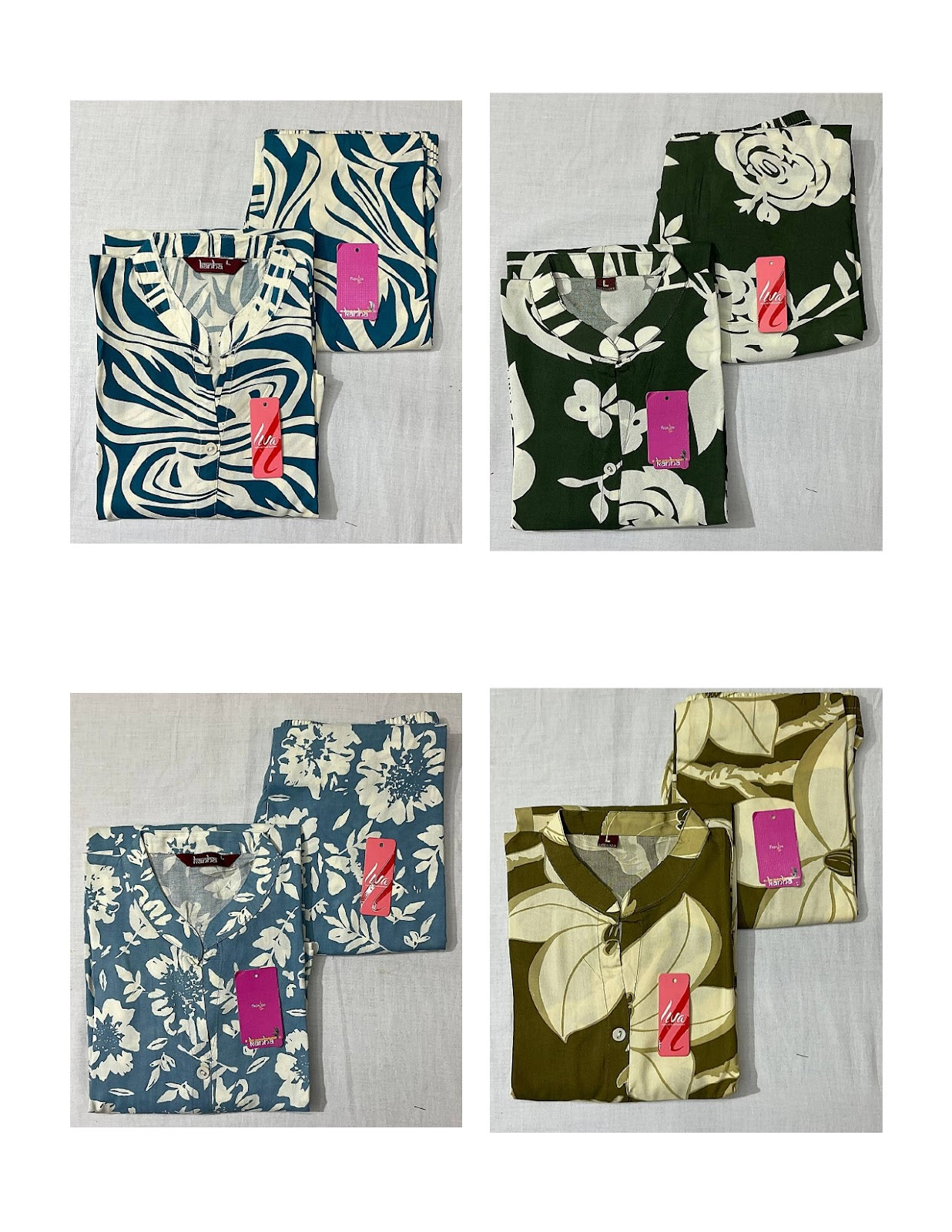Liva Fiza With Pocket Kanha Reyon Co Ord Set Manufacturer Gujarat