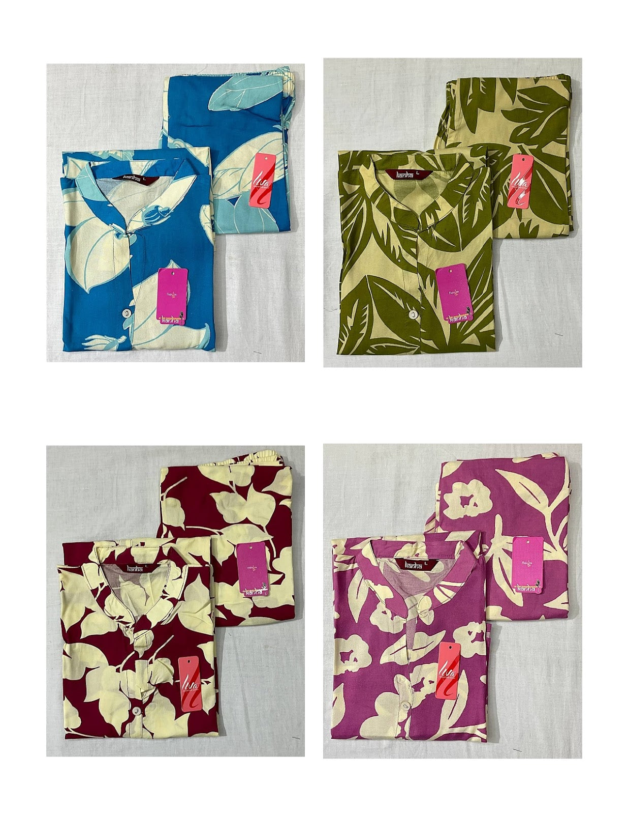 Liva Fiza With Pocket Kanha Reyon Co Ord Set Manufacturer Gujarat