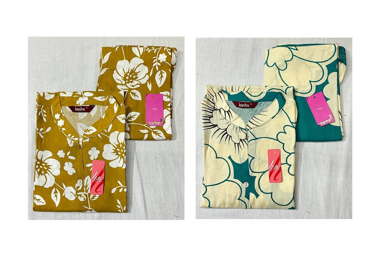 Liva Fiza With Pocket Kanha Reyon Co Ord Set Manufacturer Gujarat