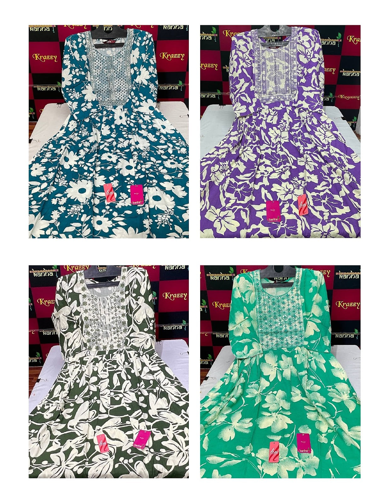 Liva Hiral 1408 Kanha Reyon Kurti With Pocket Wholesaler Ahmedabad