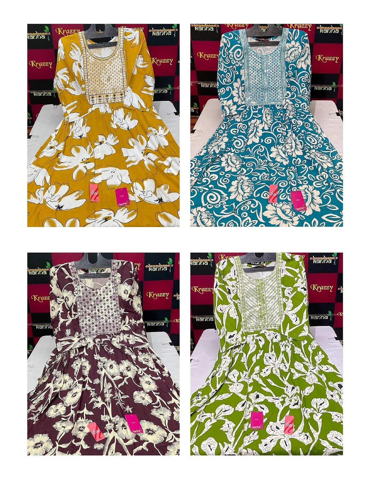 Liva Hiral 1408 Kanha Reyon Kurti With Pocket Wholesaler Ahmedabad