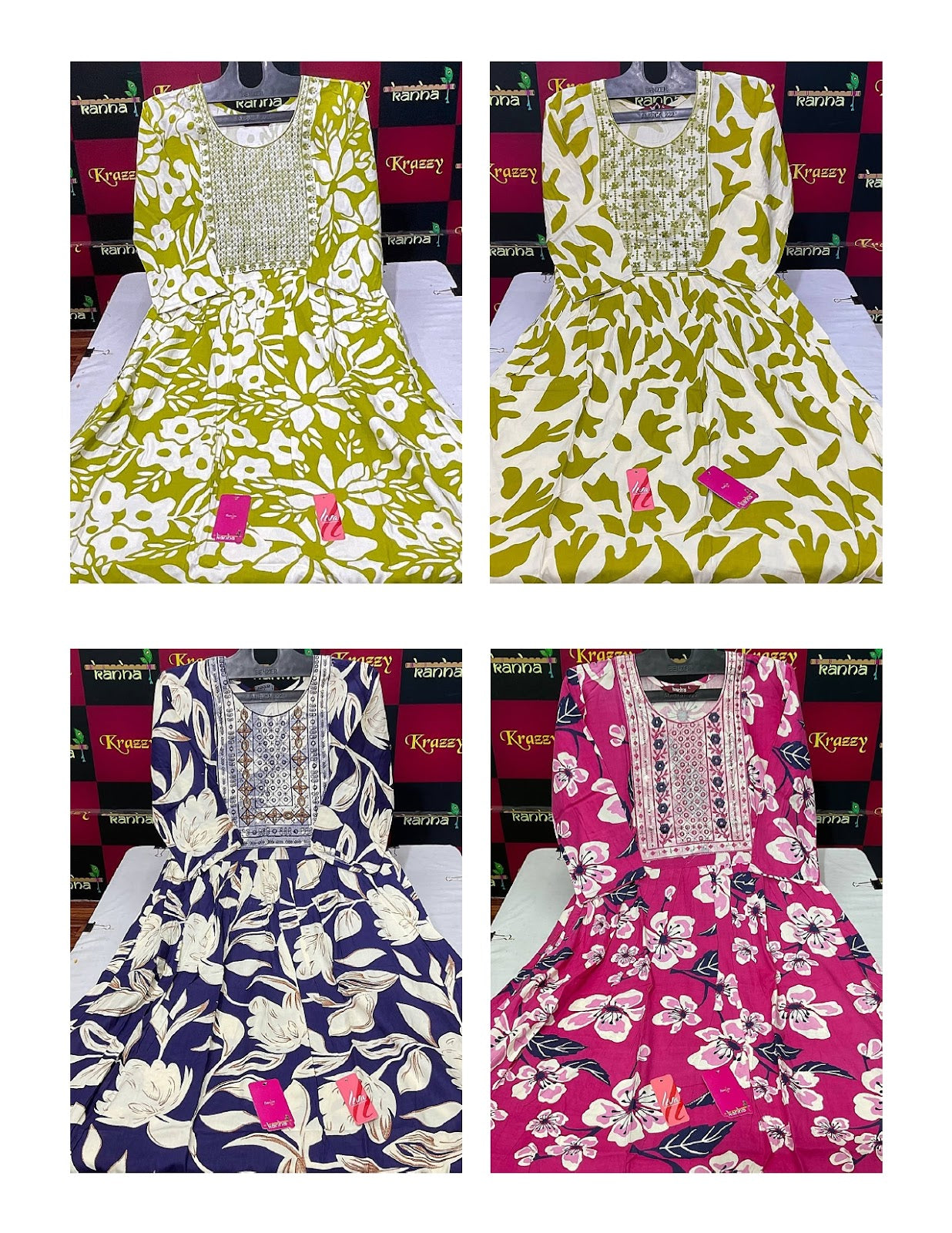 Liva Hiral 1408 Kanha Reyon Kurti With Pocket Wholesaler Ahmedabad