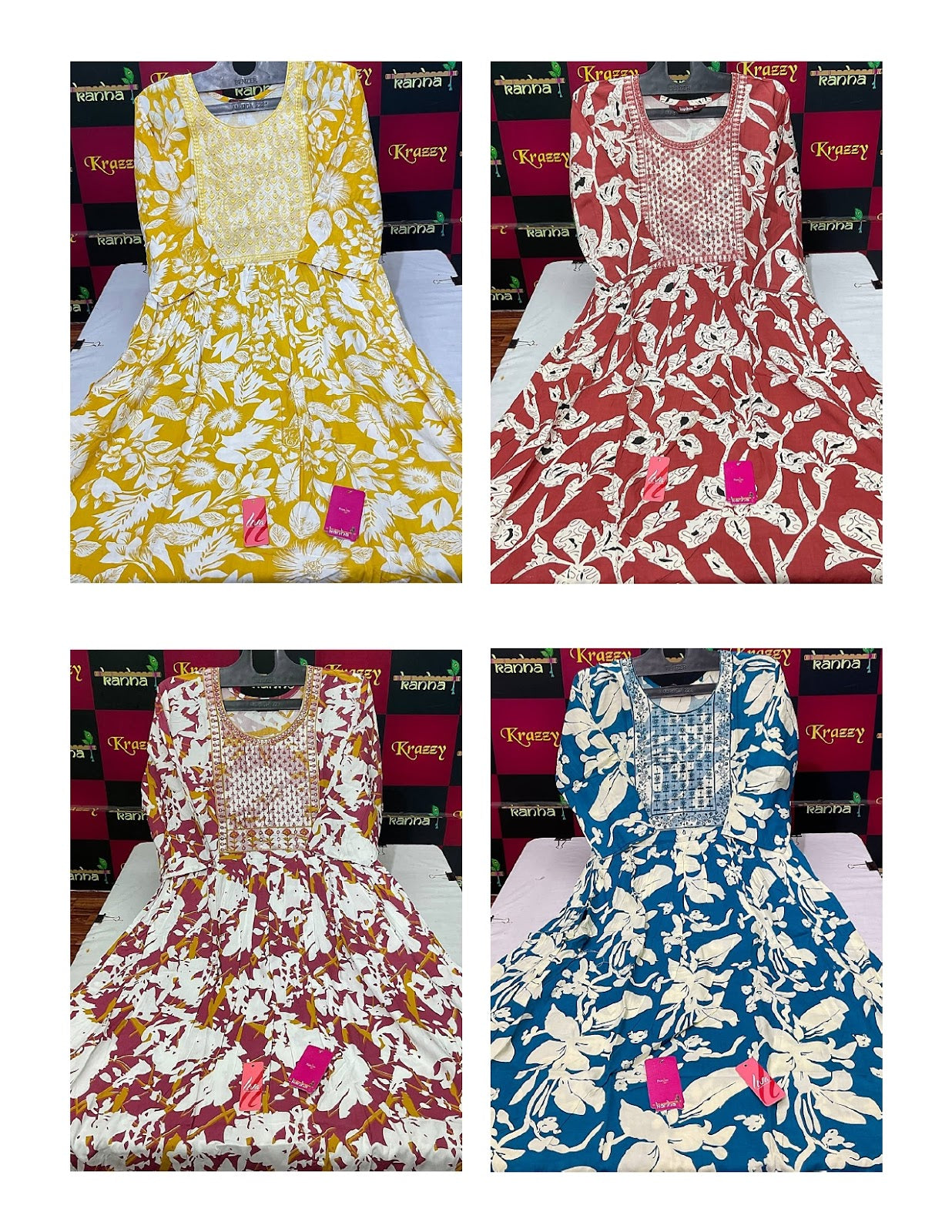 Liva Hiral 1408 Kanha Reyon Kurti With Pocket Wholesaler Ahmedabad