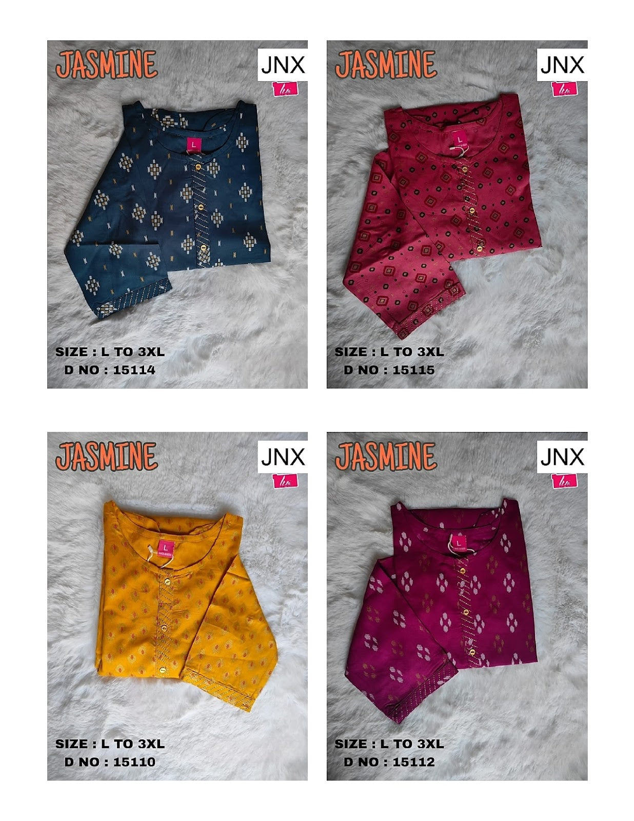 Liva Jasmine Jnx Rayon Kurtis Manufacturer Ahmedabad