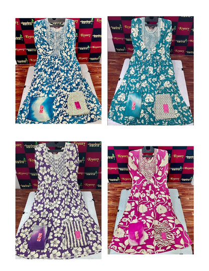 Liva Khel Kanha Reyon Readymade Pant Style Suits Wholesaler India