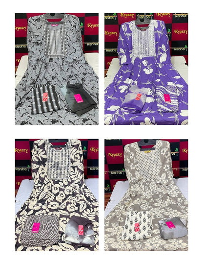 Liva Khel With Pocket Kanha Reyon Readymade Pant Style Suits Supplier India