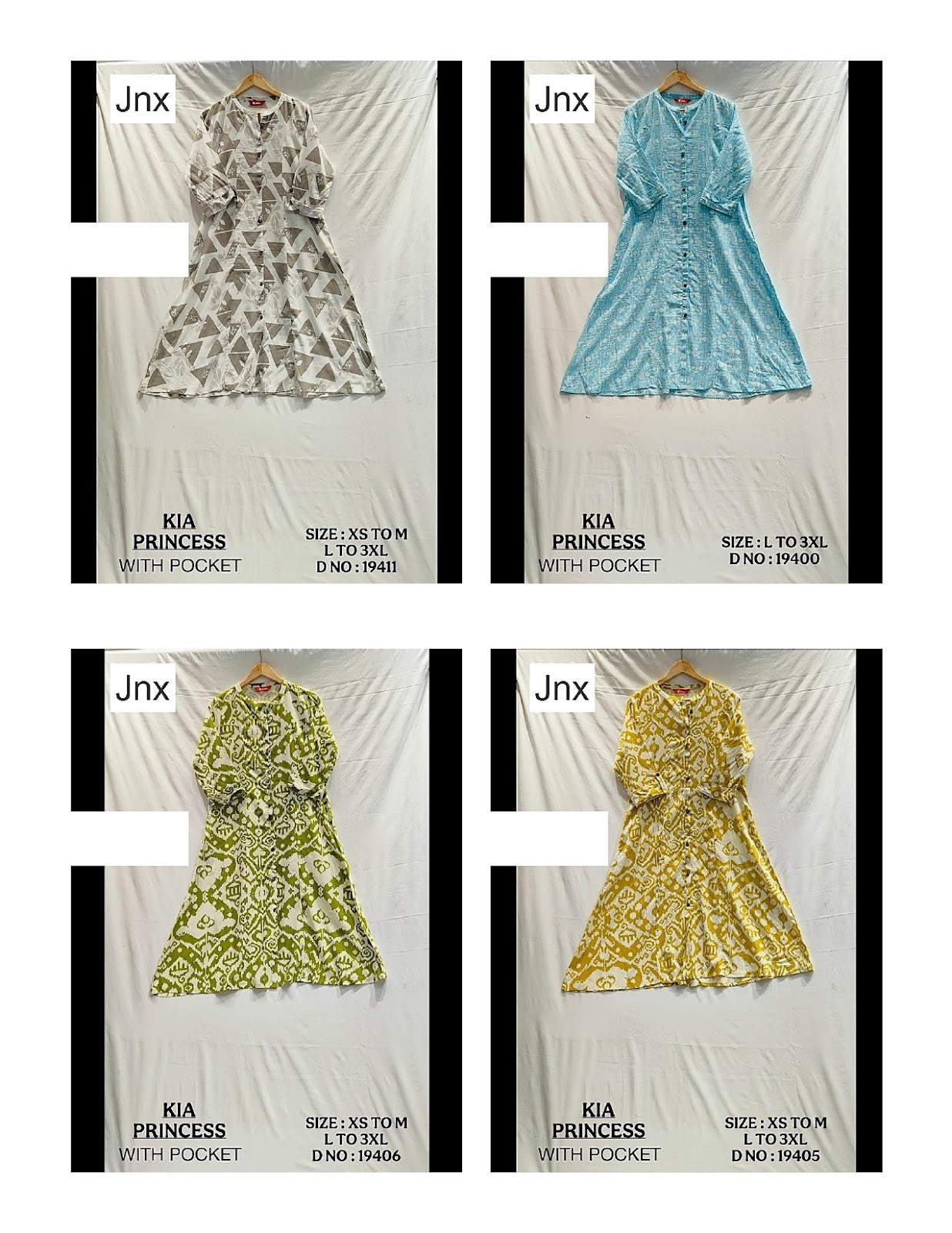 Liva Kia Princess Jnx Rayon Kurti With Pocket Supplier Gujarat