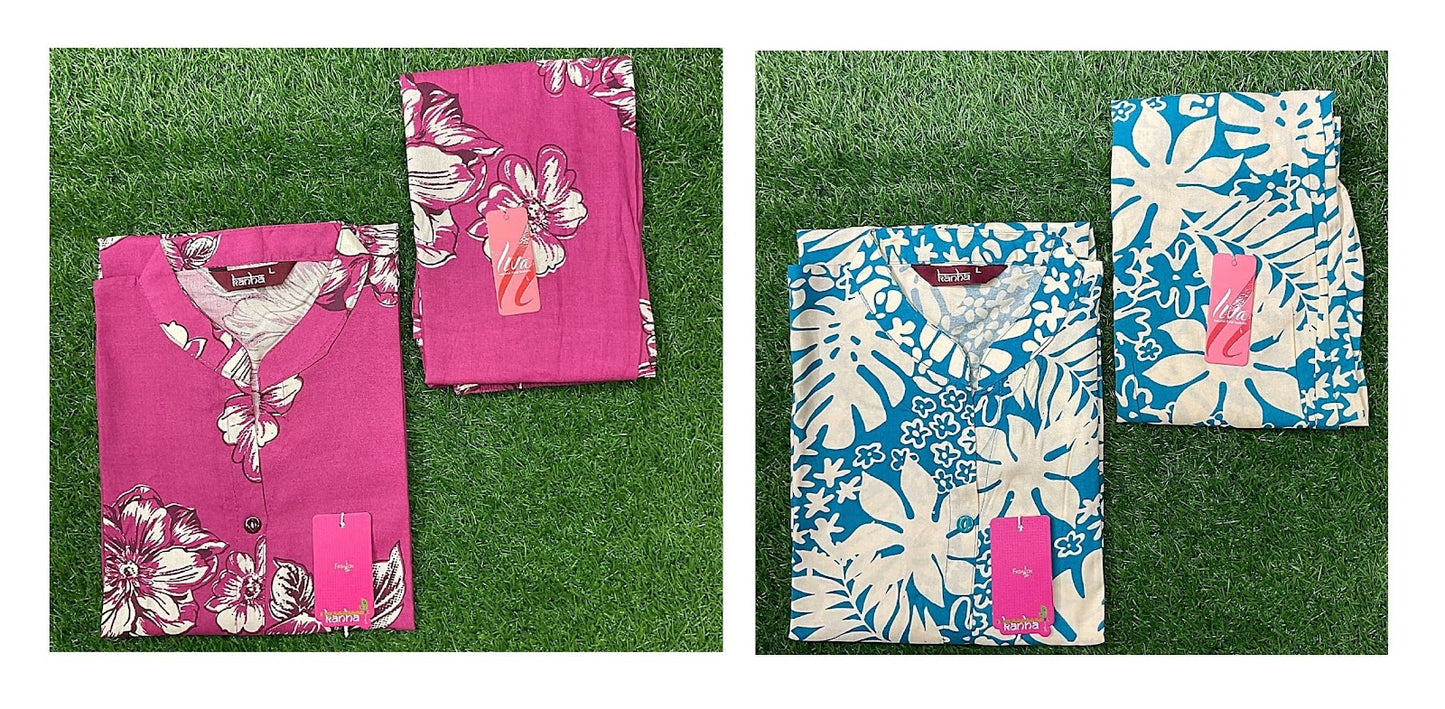 Liva Kingfisher 101025 Kanha Reyon Co Ord Set Manufacturer Gujarat