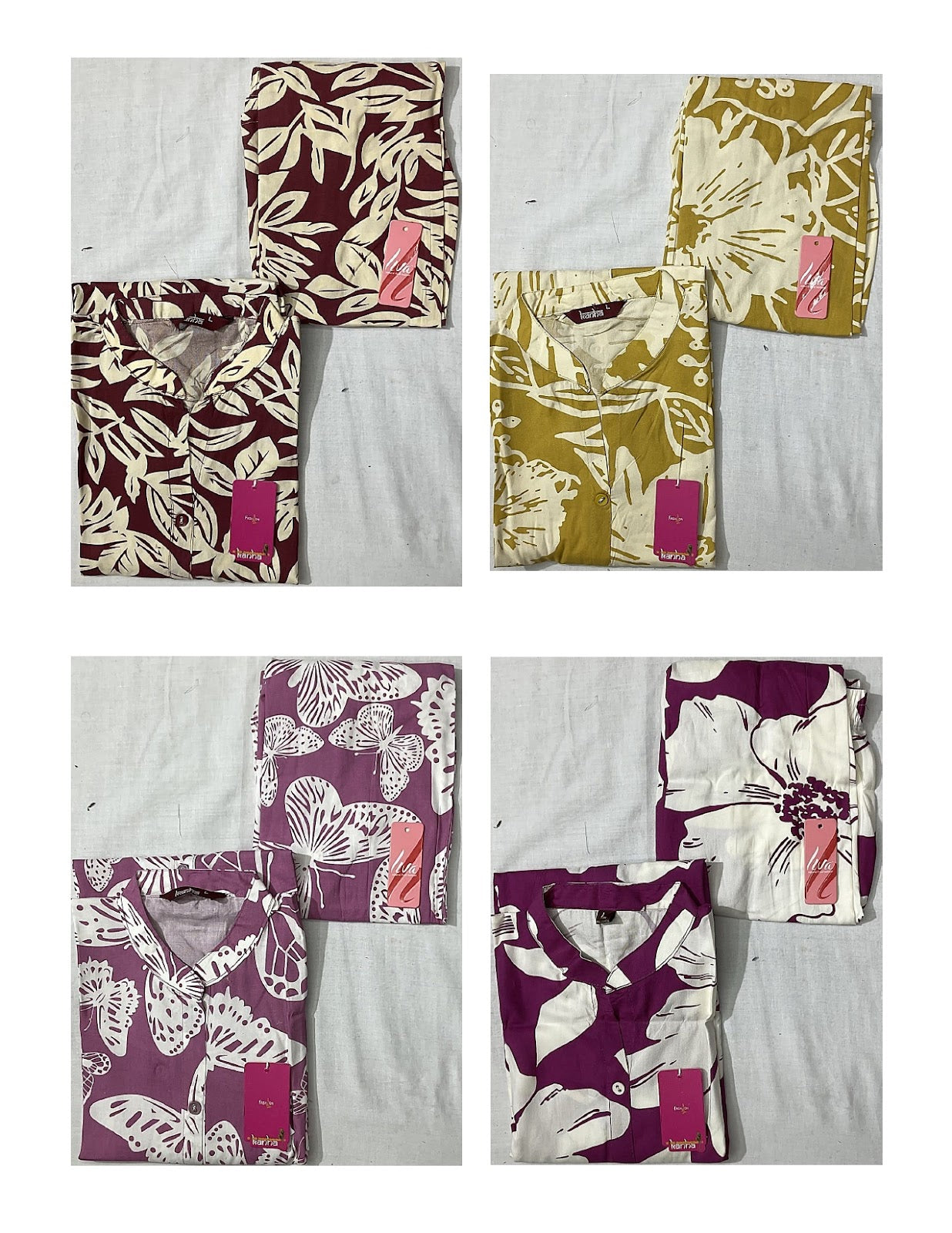 Liva Kingfisher Kanha Reyon Co Ord Set Wholesale