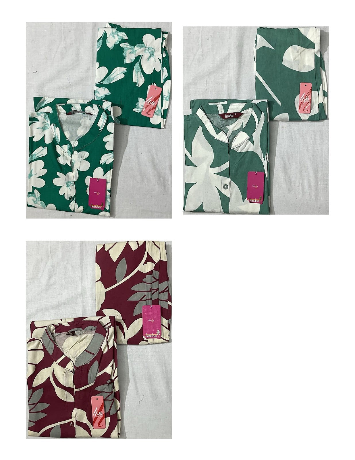 Liva Kingfisher Kanha Reyon Co Ord Set Wholesale